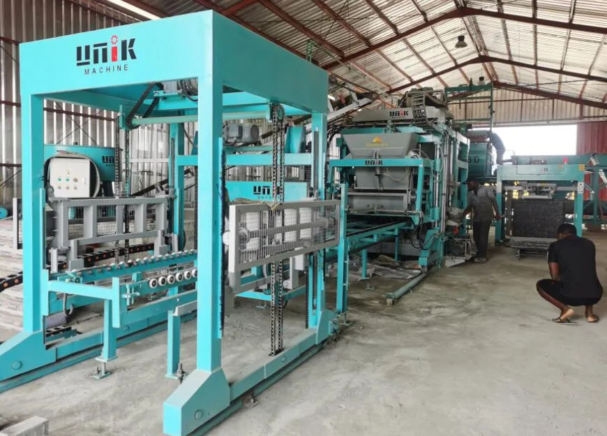 Unik plene Automatic Concrete Clausus Productio Line: One-Stop Smart Solution from Batching to Palletizing